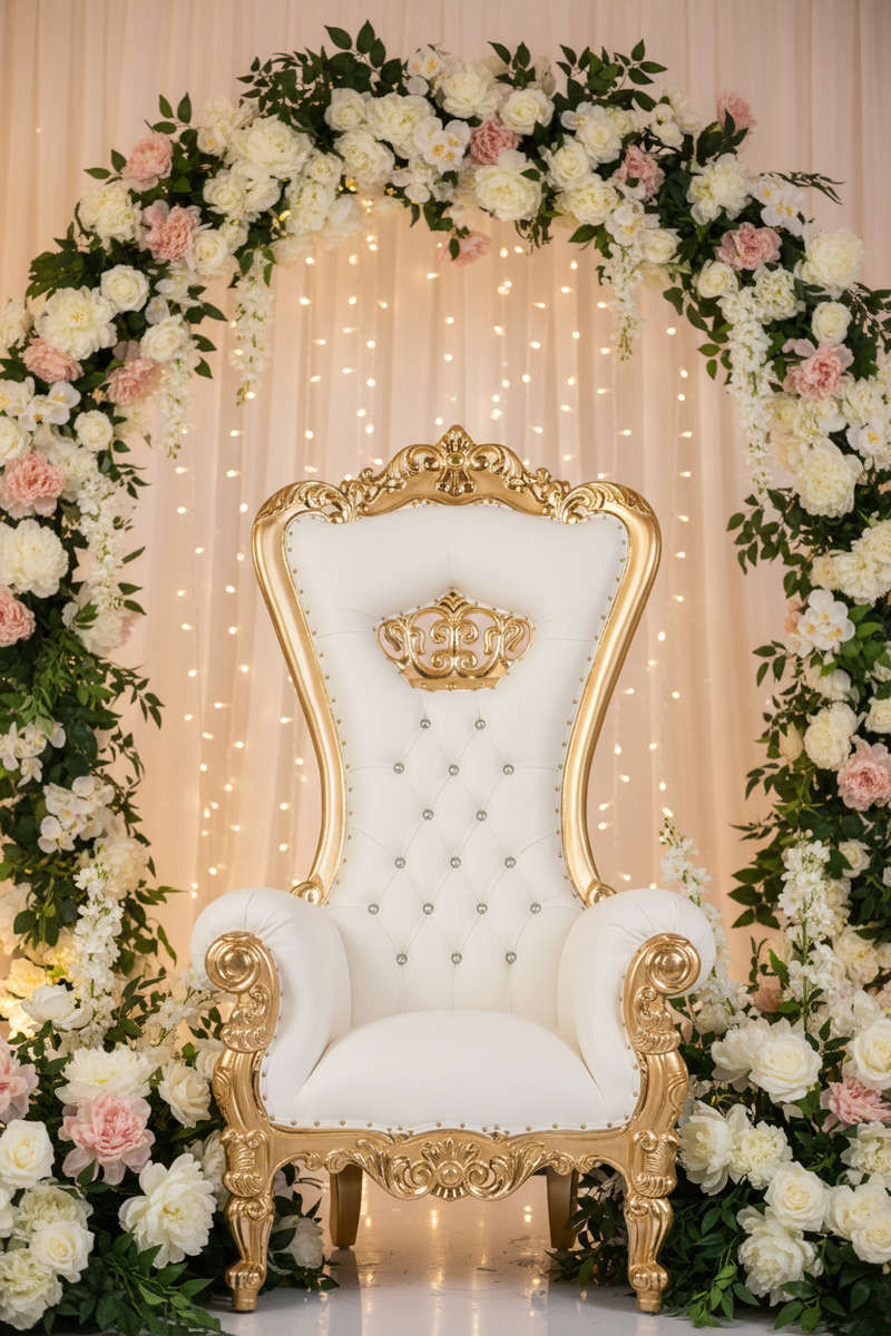 Wedding Background - Royal Throne Chair